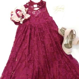 🛑Sold!! Gorgeous ankle length lace dress